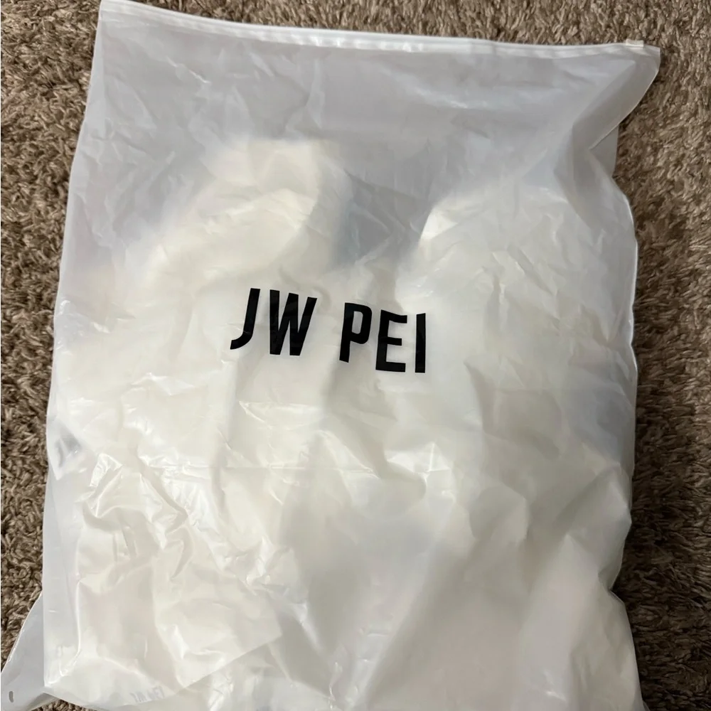 JW PEI White Strapless Dress with Elegant Silhouette - Picture 5 of 11